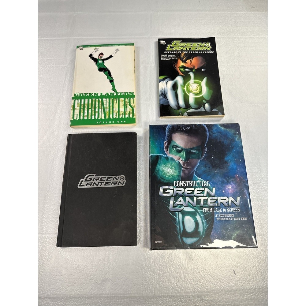 Green Lantern Graphic Novel Lot of 4 | Chronicles Vol 1, Rebirth, Movie Books‎